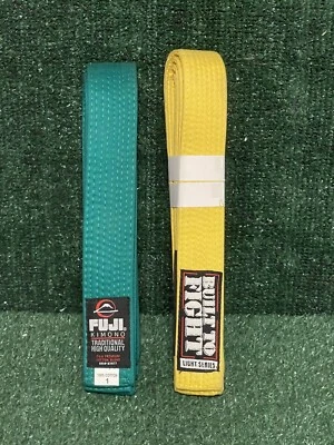 Artes marciales 1,5” ancho karate taekwondo judo. Cinturones Fuji y construidos para luchar. Foto 1 de 4