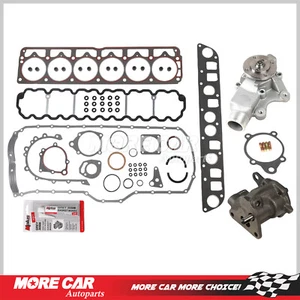 Head Gasket Set w/ Oil Pump Water Pump Kit for 1999-2001 Jeep Cherokee 4.0L l6 - Picture 1 of 11