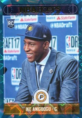 2017-18 NBA HOOPS TEAL EXPLOSION RC IKE ANIGBOGU INDIANA PACERS PARALLELS - 5884 - Image 1 of 2