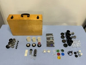 LOMO Objective, Eyepiece & Multicolor Lens Set w/ Accessories - Picture 1 of 24