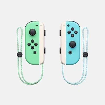 Nintendo Switch Animal Crossing Horizons Joy-Con L/R Limited Color Green Blue - Image 1 of 4