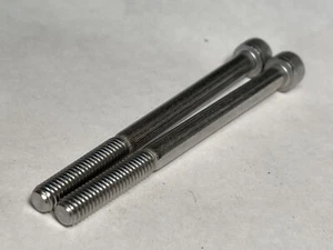 (2) M6-1.0x80mm Stainless Alloy Socket Head Cap Screws (23JN102) - Picture 1 of 2