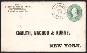 U163? UNITED STATES OF AMERICA 3c US postal stationery , posted in 1879 - Picture 1 of 2