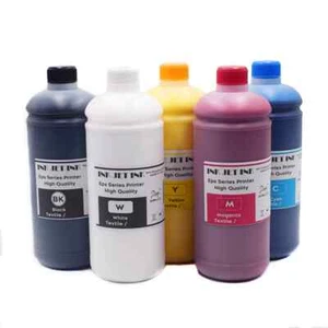 5*500ML DTG Ink Textile InK Garment Ink For Epson F2000 F2100 F2130 F2150 - Afbeelding 1 van 6