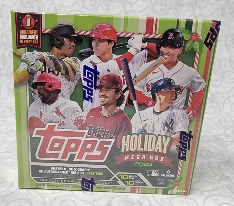 2023 Topps Holiday MLB Baseball Trading Cards Mega Box - Factory Sealed Relic - Image 1 of 1