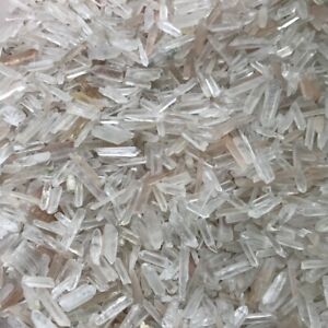 100-170pcs Lot Natural Clear Quartz Crystal Points 1/2Lb Terminated Wand Healing