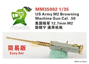 Mosaik Modell 35002 1/35 Browning M2 12,7mm Cal.50 MG Easy Set - Bild 1 von 2