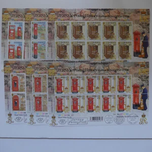 Jersey 2002 Postal History Letter Pillar Boxes sheets of 10 set SG 1067-1072 MNH - Picture 1 of 1