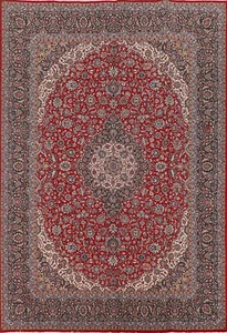 Traditionelles Muster Floral Wohnzimmer Teppich 10x13 ft Türkischer Teppich - Bild 1 von 18