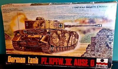 ESCI - German Tank PZ. Kpfw. IV Ausf. G N. 8058  scala 1:72 - Immagine 1 di 3