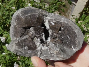 Herkimer Diamant Quarz in Septaria - Remuzat 11x10cm Mineral Sammlung selten - Bild 1 von 7