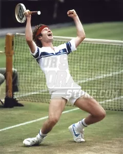 John McEnroe net celebration 8x10 11x14 16x20 photo 618 - Picture 1 of 1