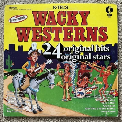 WACKY WESTERNS - Various Compilation LP - 1975 K-Tel WU3280 Vinyl * /EXCELLENT - Image 1 of 4