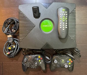 Consola Xbox Original Paquete 2 Controladores DVD Control Remoto 3 Juegos - Estado de Funcionamiento - Imagen 1 de 9