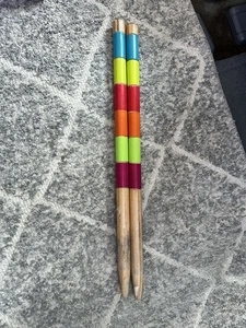 2 Franklin Croquet Lawn Game Wood Markers 18” - Picture 1 of 3