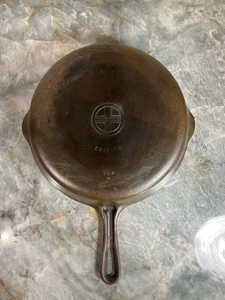 Griswold kleines Logo #8 Gusseisen Pfanne Nr. 704K gerillter Griff. - Bild 1 von 5