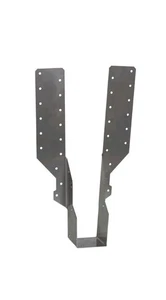 Percha de vigueta de madera galvanizada a madera pierna estándar 50 mm de ancho - paquete de 50 - Imagen 1 de 2