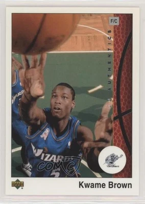 2002-03 Upper Deck UD Authentics Kwame Brown #90 - Image 1 of 2