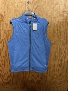 Peter Millar Crown Sport Fuse Elite Hybrid Full Zip Vest Medium. $230 - Picture 1 of 15