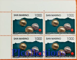 4630-SAN MARINO 1997 SPORTVERANSTALTUNGEN VON 1997 FULL BLOCK 4 BRIEFMARKEN POSTFRISCH - Bild 1 von 1