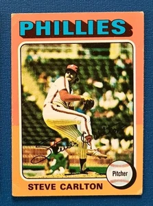 1975 Topps Baseball #185 Steve Carlton - Philadelphia Phillies - ottime condizioni (senza piega) - Foto 1 di 2