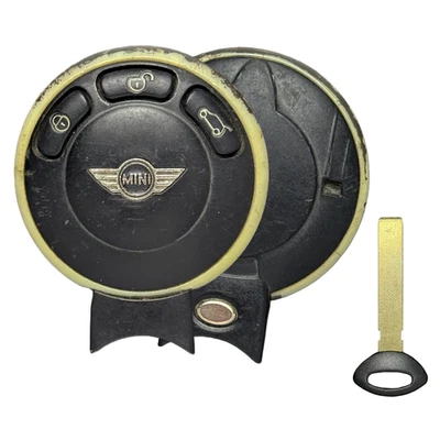 Llavero inteligente Mini Cooper usado OEM 06-2014 mando a distancia IYZKEYR5602 hoja sin cortar Foto 1 de 4