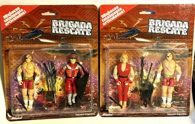 Brigada Rescate GI Joe Street Fighter Argentina 4 figuras Hasbro 2 paquetes Foto 1 de 4
