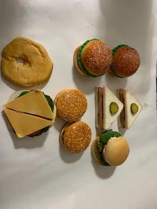 Realistic Artificial Hamburger Lifelike Burger Fake Food Bread Model Pho... - Picture 1 of 10