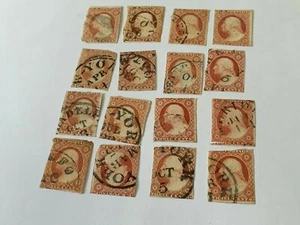 U.S 1857 #11 Imperforate Used Stamp Estate Liquidation purchase for one stamp - Picture 1 of 6