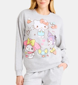 Sudadera para mujer Hello Kitty & Friends con gráfico de garabatos talla XXS (00) - Imagen 1 de 6