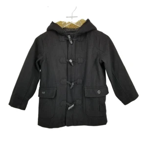 Old Navy Kid's Black Wool / Polyester Long Sleeve Jacket Size Small (6-7) - Picture 1 of 11