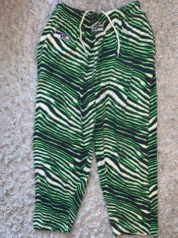 Vintage Men’s Small Zubaz Seattle Seahawks 90’s NFL Football Lightweight Pants Cover