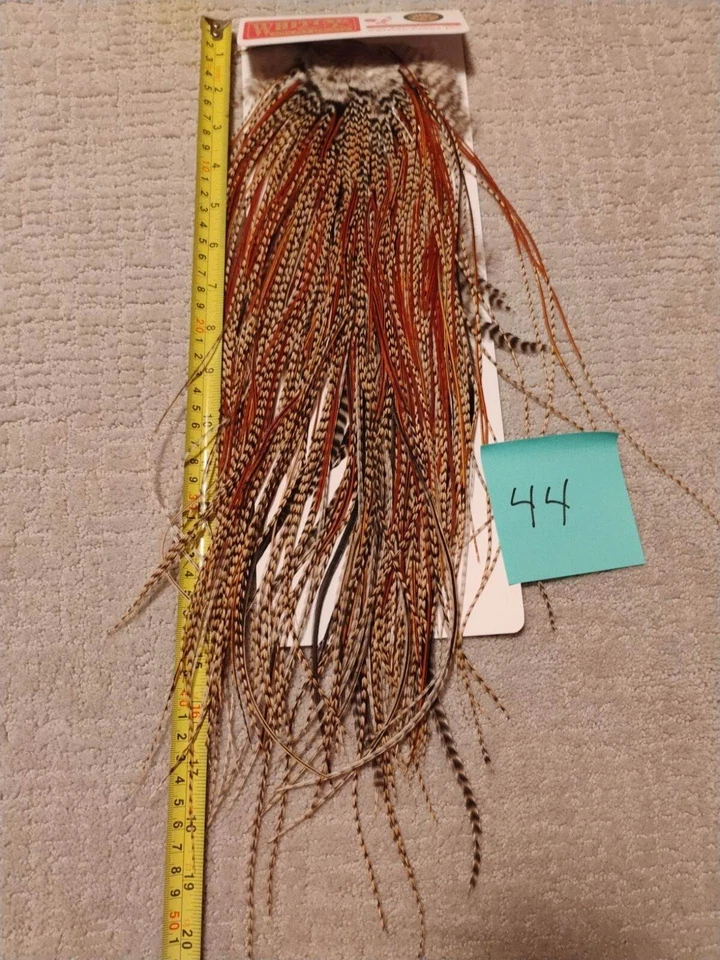 Whiting Bronze CREE Midge Rooster Saddle Feathers Hackle Fly Tying