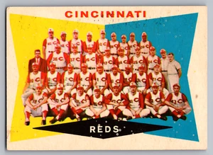 1960 TOPPS #164 CINCINNATI REDS TEAM CARD W/FRANK ROBINSON UNMARKED - Picture 1 of 3