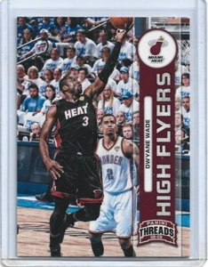 Dwyane Wade- Miami Heat-2012-13 Panini Threads Basketball High Flyers #8 - Picture 1 of 2