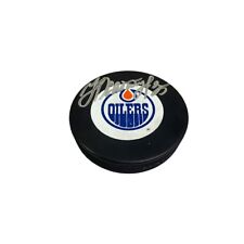 NIKOLAI KHABIBULIN Signed Edmonton Oilers Puck (Exact Photo Shown) - 00430