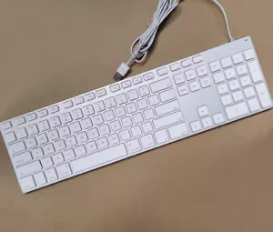 NEW Keyboard for Apple A1243 White/Black Wired Keyboard - Picture 1 of 6