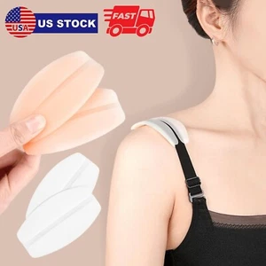 6× Silicone Non-Slip Shoulder Pads Bra Strap Cushion Holder Shoulder Pain Relief - Picture 1 of 18