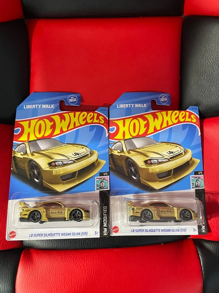 Hot Wheels LB Super Silhouette Nissan Silvia S15 Liberty Walk Lote de 2 Dorados Foto 1 de 1