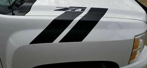 Silverado Chevrolet Hood Hash Marks stripe 2007-2013 Decal Sticker Vinyl 3M - Picture 1 of 5