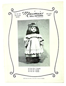 Maimie Doll PATTERN Amy MD201 Vintage 1985 Uncut - Picture 1 of 3