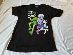 Hunterxhunter Killua and Gon Anime T-Shirt Black Large - Bild 1 von 4