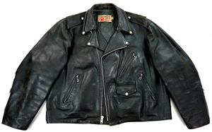SEARS Perfecto US Vintage Biker Motorrad Harley Lederjacke 60 XXL - Bild 1 von 4