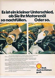 Shell Werbeanzeige Werbung Shell Motorenöl NG - Bild 1 von 1