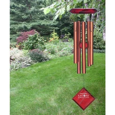 Woodstock CHIMES OF MARS BRONZE WIND CHIMES, Total Hanging Length 17" #dm