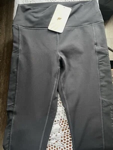 Fabletics Women's Mila High-Waisted Pocket Leggings Short M Powerhold $75 NWT - Picture 1 of 8