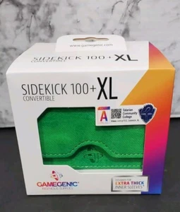 SIDEKICK 100+ XL GREEN Deck Box GameGenic NEW - Picture 1 of 3