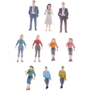 15 Pcs Farbmodellschurke Mini-Personenfiguren Mini-Menschen-Figur - Bild 1 von 12