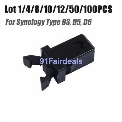 Lote Pestillos Push to Lock para Synology Tipo D3, D5, D6 Repuesto Reparación Foto 1 de 4