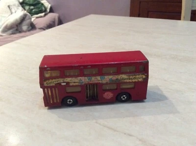 RARISSIMO AUTOBUS PULLMAN TURISTICO LONDON MATCHBOX 1972 VINTAGE DA COLLEZIONE - Immagine 1 di 4